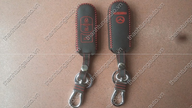 Bao da chìa khóa khâu tay cho xe mazda3, mazda6 2014-2018