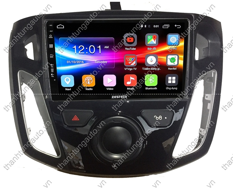 Màn hình DVD android zestech cho xe Focus 2014-2017