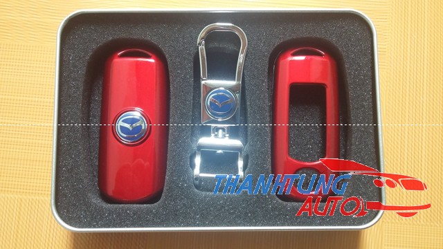 Bọc chìa khóa phun sơn  cho xe Mazda 3 - 2015 mẫu 2
