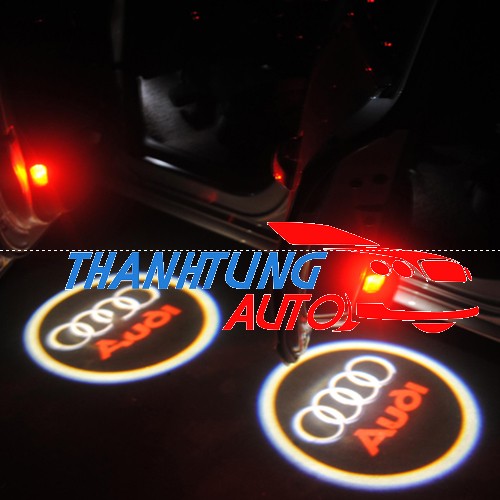 Đèn chiếu logo cánh cửa xe Audi