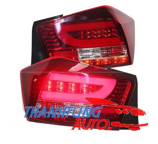 Đèn hậu độ Led nguyên bộ cho Honda City 2013 mẫu đỏ