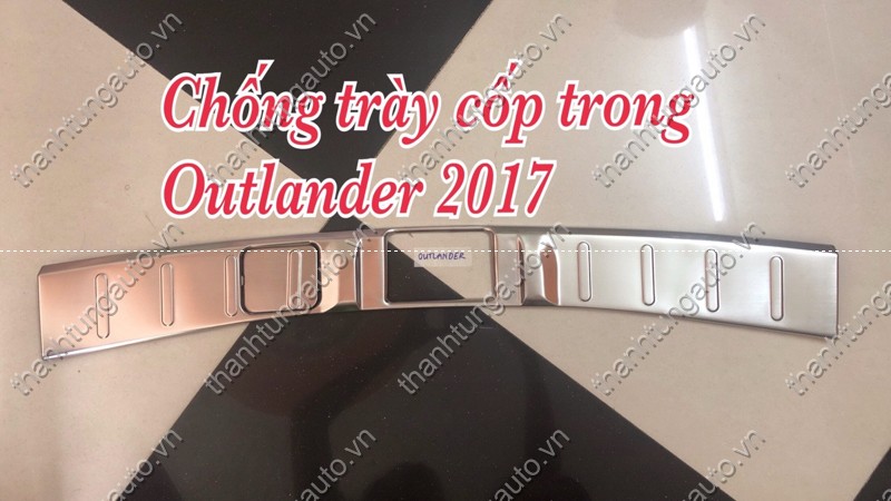 Nẹp chống xước cốp trong cho xe Outlander 2017-2019