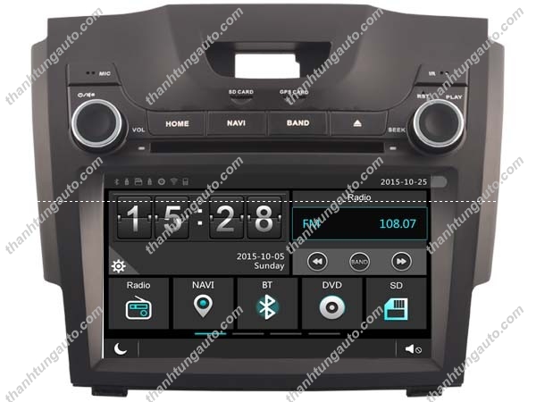 Màn hình DVD Sadosonic cho Colorado 2014-2016 GPS 