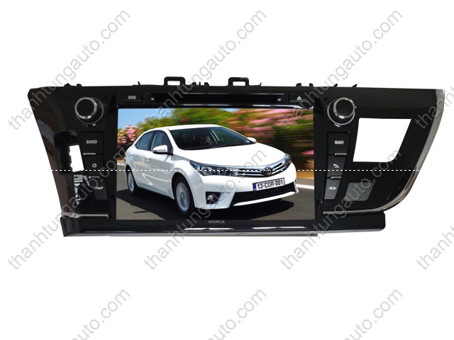 dvd liền màn hình cho xe altis, màn hình xe altis, dvd cho xe altis