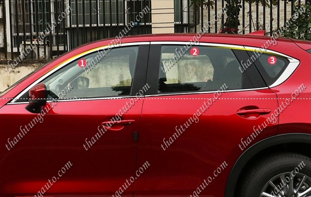 Nẹp viền cong kính cho xe Mazda CX5 2018