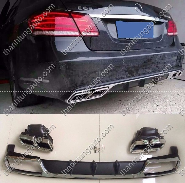 Lip chia pô cho Mercedes E Class W212 E63 AMG 2013-2016 