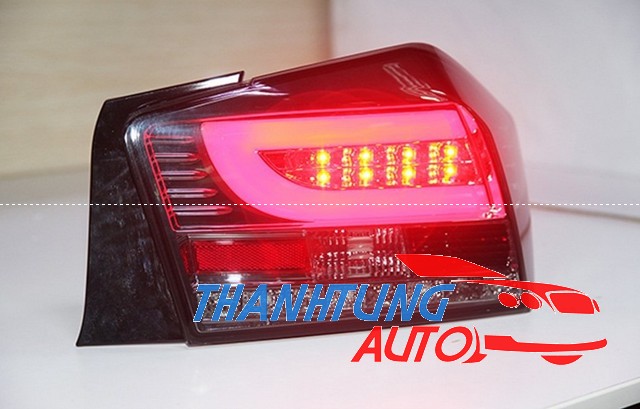 Đèn hậu độ Led nguyên bộ cho Honda City 2013 mẫu Khói