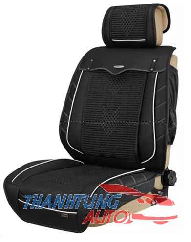 TỰA LƯNG DA 3D NGUYÊN BỘ CHO XE 4 CHỖ MẪU D172