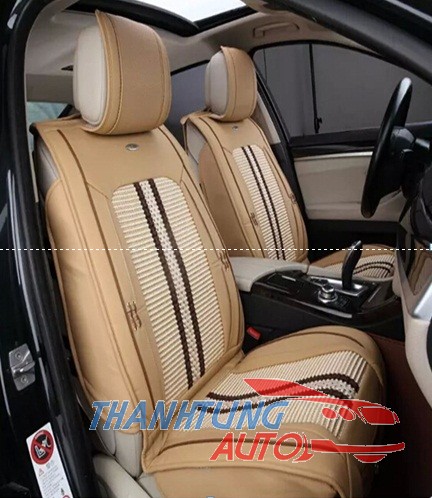 TỰA LƯNG DA 3D NGUYÊN BỘ CHO XE 4 CHỖ MẪU D178