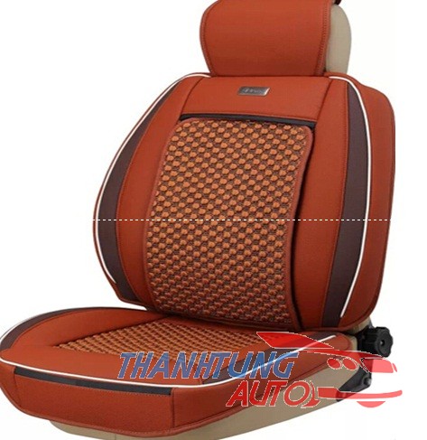 TỰA LƯNG DA 3D 2 MẶT NGUYÊN BỘ CHO XE 4 CHỖ MẪU D228