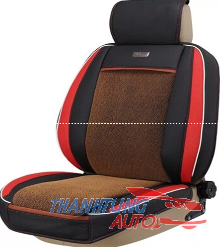 TỰA LƯNG DA 3D 2 MẶT NGUYÊN BỘ CHO XE 4 CHỖ MẪU D231