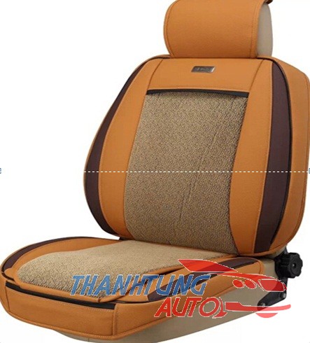 TỰA LƯNG DA 3D 2 MẶT NGUYÊN BỘ CHO XE 4 CHỖ MẪU D232