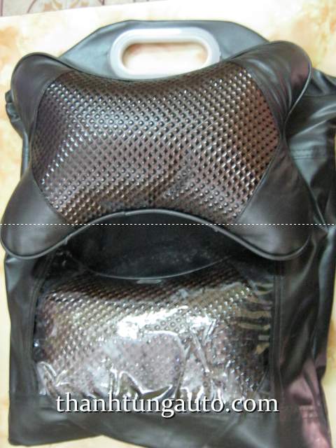 Gối tựa đầu da mẫu 1