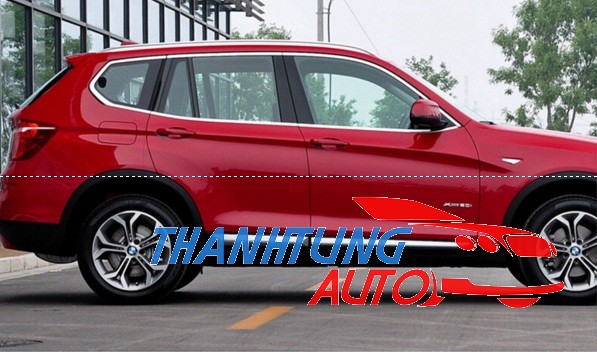 Ốp inox viền khung kính cho BMW X1